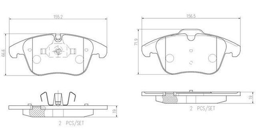 Balata Brembo Xf 4.2 2009 2010 Foto 2