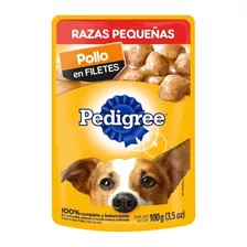 Sobre Alimento P/ Razas Pequeñas Pedigree® Pollo Filete 100g