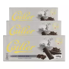 Chocolate Suíço Cailler Amargo 46% Cacau 3 Barras.