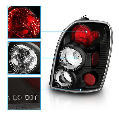 2002 2003 For Mazda Protege5 Black Rear Brake Tail Light Rzk Foto 3