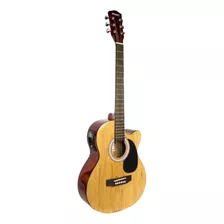 Guitarra Acústica Rmc Montana Para Diestros Natural