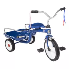 Triciclo Apache R12 Para Niño Cajuela Y Barandal M302 Azul