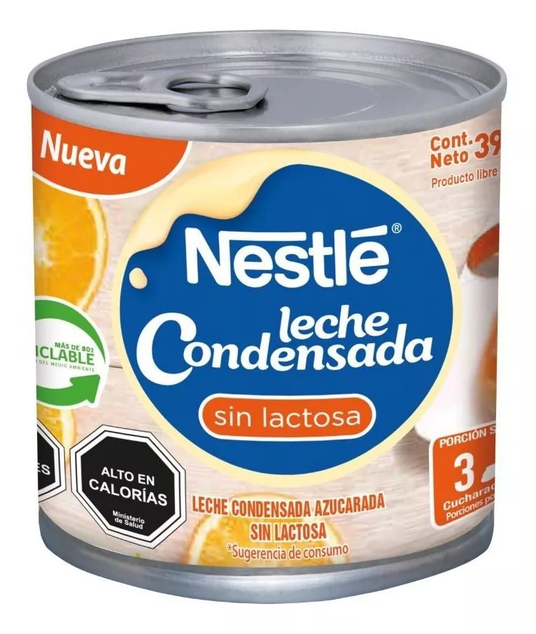 Leche Condensada Nestlé® Sin Lactosa Lata 397g
