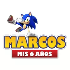 Logo Personalizado Con Tu Nombre De Sonic