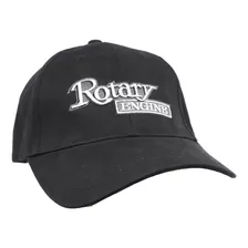 Gorra Béisbol Con Motor Rotativo Gorra Negra Papá Ajustable