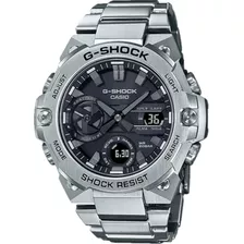 Relógio Casio G-shock G-steel Gst-b400d-1adr Cor Da Correia Prateado Cor Do Bisel Prateado Cor Do Fundo Preto