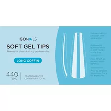 Soft Gel Tips 440 A 550 Un Variedades Marca Go Nails