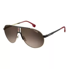 Lentes Carrera Para Hombre 1005/s 2m2ha Gris Varilla Negro-rojo Oriignales Color Gris/negro/rojo Color De La Lente Marrón Color De La Varilla Negro/rojo Color Del Armazón Negro/dorado Diseño Classic