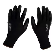 Luva Flextáctil Segurança Tricotada Nylon - Da12100 Preto G