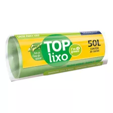 Saco Para Lixo Tipo A 50l Top Lixo 30 Unidades