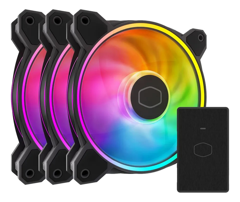 COOLER MASTER MASTERFAN MF120 HALO2 3 EN 1 NEGRO