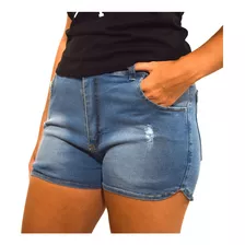 Short Aéropostale Denim Roturas Khali Tiro Alto Mujer Aero