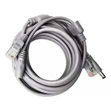 Cable 15 Mts Para Sistemas Cctv Nvr Conector Rj45 + Poder Dc