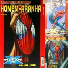 3 Hqs Homem Aranha 8 9 E 10 Marvel Millennium Panini 2002 