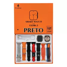 Smartwatch Ultra S100 7 Pulseiras E Case Proteção Lançamento