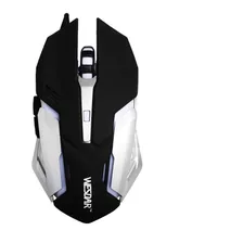 Mouse Gamer Con Cable Y Pad Wesdar X2 Usb 6bot Gris Backup
