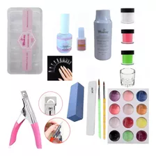 Kit De Uñas Acrílicas Acrílico Monomero Pega Uñas Postizas