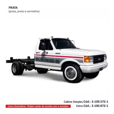 Faixa Auto Adesiva F4000 1993 Ss - Cabine Simples (prata)