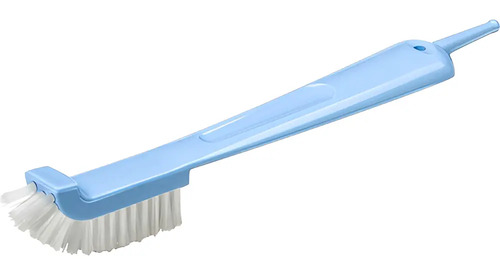 Escova Limpeza Mamadeira E Bico Azul Lolly Com Limpa Bico Livre De Bpa