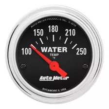 Auto Meter 2532 Medidor De Temperatura De Agua Electrico Cro