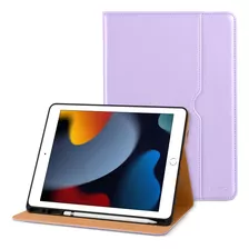 Funda New iPad 2021 10.2 Dtto 9/8/7 Gen D/cuero/lavender