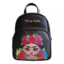 Mini Mochila Original Frida Kahlo Animada Backpack Fa1001