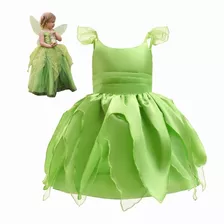 Vestido De Princesa De Tinker Bell Para Niñas, Disfraz De Ti