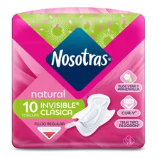 Toallas Nosotras Natural Invisible Cla - Und a $540