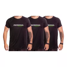 Combo 3 Unidades Personal Trainer Uniforme Dry Fit Exclusiva