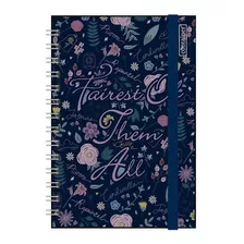 Caderno Cd College Princess 80 Folhas 24x18 Dermiwil