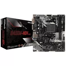 Motherboard Asrock B450m-hdv R4.0 Amd Am4 Tranza