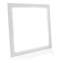 2 Painel Plafon 25w Quadrado Luminária Led Branco Quente