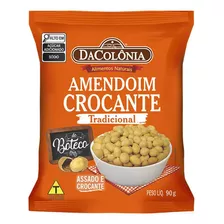 Amendoim Crocante Tradicional Assado Dacolônia 90g