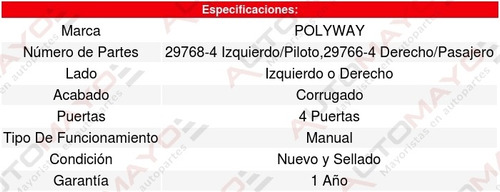 Espejo (de Calidad) Ford Windstar 95-98 Polyway Foto 2