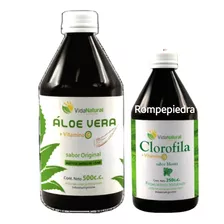 Aloe Vera + Rompepiedra Hinchazón Gastritis Acidez Riñones