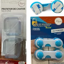 Kit Proteção E Cuidado Para Cantos E Quinas + Trava Gavetas