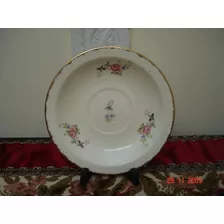 Plato Antiguo Americano Con Flores Para Decorar Miralo