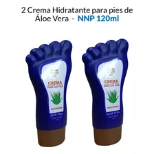 2 Crema Hidratante Para Pies De Áloe Vera - Nnp 120ml