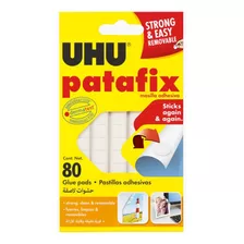 Uhu Patafix Masilla Adhesiva Blanca 80 Pastillas