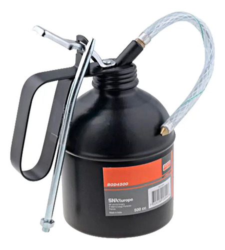 Aceitera Manual Metalica Bahco 500cc Pico Rigido Y Flexible Dgm