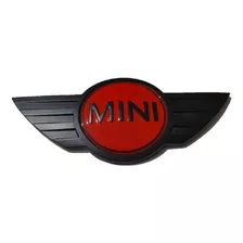 Emblema Mini Cooper Capo Negro Rojo Jhon Sworks