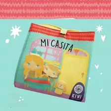 Libro Sensorial Mi Casita Didáctico Infantil De Tela 