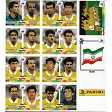 13 Figurinhas Copa 98 -10 Do Irã E 3 Da Inglaterra.