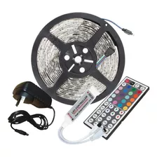 Tira Led Rgb 5050 60 Led/m Exterior 5m Fuente Controlador