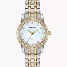 Reloj Citizen Mujer Em0774-51d Eco-drive Silhouette Crystal