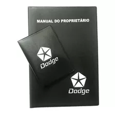 Capa Guardar Manual Proprietário Dodge + Porta Doc.