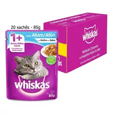 Caixa Alimento Úmido Whiskas Atum 85g Ração Gato