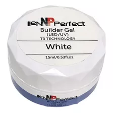 Gel Nail Perfect Builder Gel Led Uv T3 White 15 Ml Art Unhas