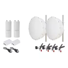 Kit De 2 Radios C5c, 2 Antenas De 30 Dbi Con Rango De