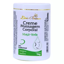 Creme Massagem Corporal Maçã Verde 1kg Lírio Branco 